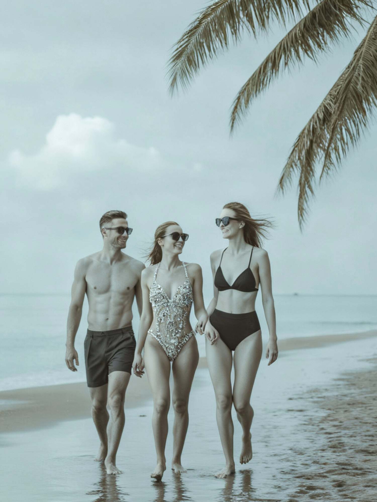 Amigos en el mar pasando un fin de semana (1)